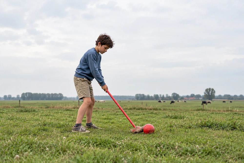 Boerengolf jongen